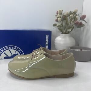 Birkenstock Saunders Patent Leather Clog Cloud Patent Women 5/Men 3 NWB Regular